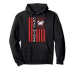 American Flag Funny Coal Miner Gift Men Hoodie