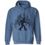 Bigfoot Miner Funny Sasquatch Coal Mining Hoodie Sweater