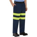 Coal Mining Work Pants, Navy with Yellow/Green Trim