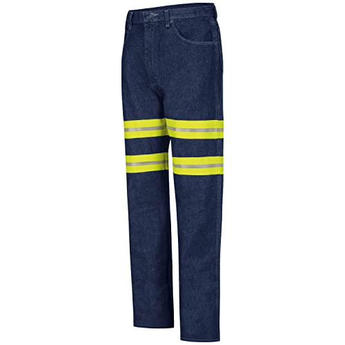 Red Kap Men's 34x34 Relaxed Fit Coal Mining Jeans