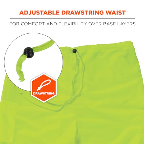 Ergodyne Unisex Class Two-tone Reflective Safety Pants, Lime