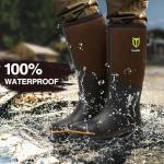 Men's Steel Toe Rubber Work Boot, Waterproof, Non-Slip
