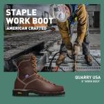 Danner Men's Quarry USA 8" Work Boot, Brown