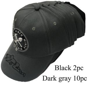 Embroidered Coal Miner Baseball Hats Lot 1-12 Pieces