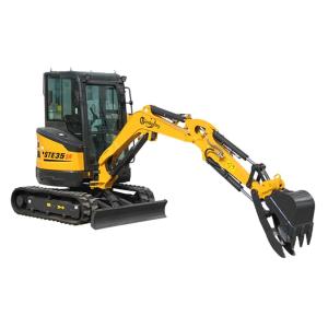 YANMAR Engine Coal Mining Excavator with Thumb Clip