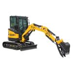 YANMAR Engine Coal Mining Excavator with Thumb Clip