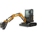 YANMAR Engine Coal Mining Excavator with Thumb Clip