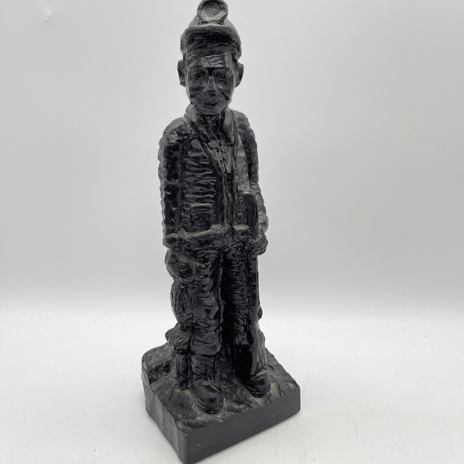 Replica Vintage Coal Miner Figurine by JGK