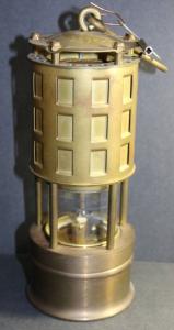 Vintage Koehler 289-1A Coal Mining Lamp with Key