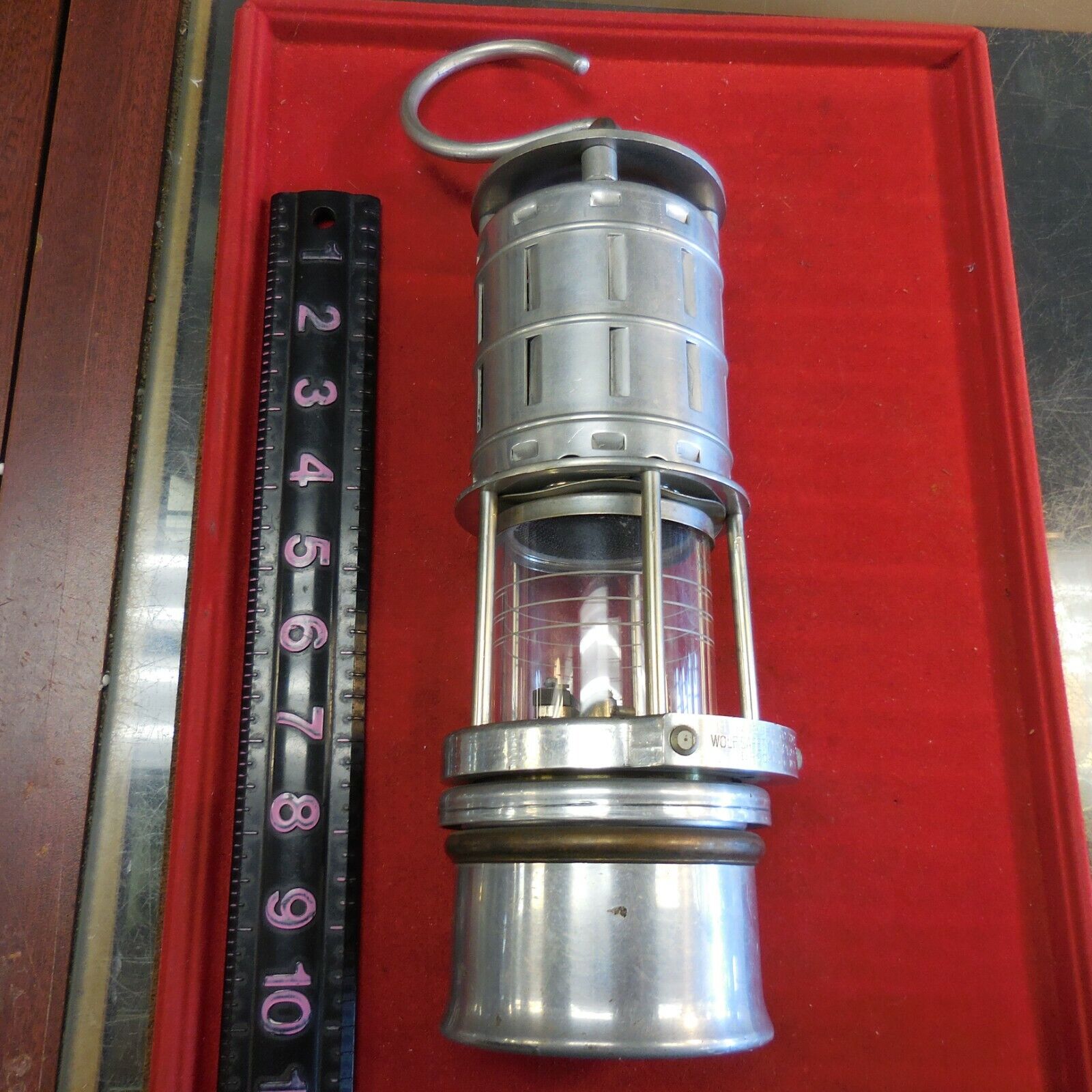 Vintage Wolf Coal Miners Safety Lamp Lantern Brooklyn