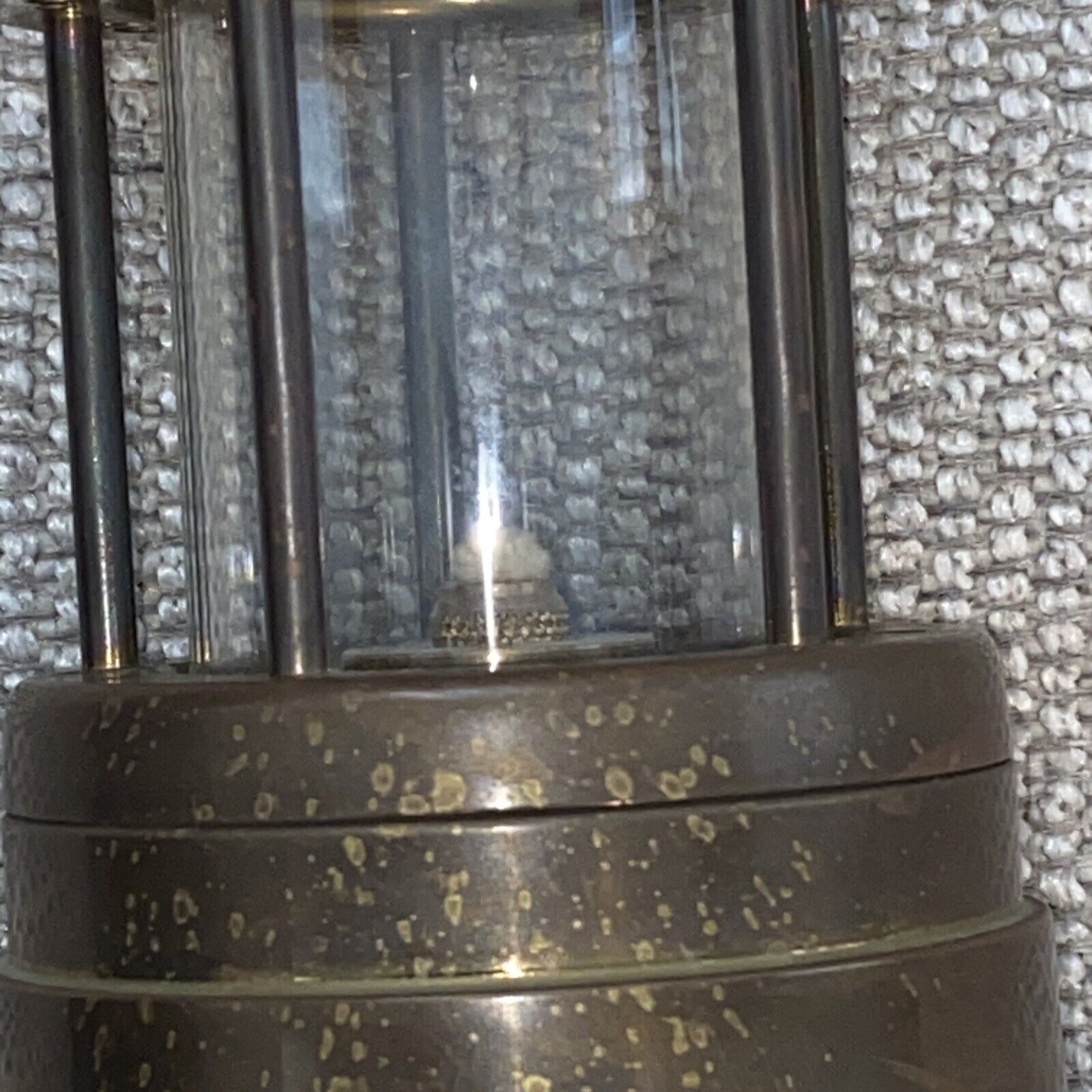 Vintage British Coal Miners Safety Lamp - Aberaman Colliery