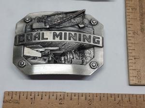 Vintage Coal Mining Belt Buckle - Siskiyou Buckle Co