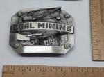 Vintage Coal Mining Belt Buckle - Siskiyou Buckle Co