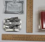 Vintage Coal Mining Belt Buckle - Siskiyou Buckle Co