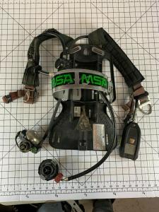 MSA Vintage Coal Miner Oxygen Harness Strap Pack