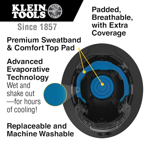 Klein Tools 60347 Hard Hat with Rechargeable Lamp