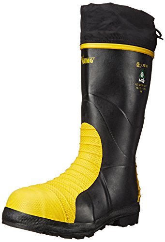 Viking Men's Metguard Mining Boot in Black/Yellow - Size 11