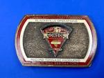 Rare 1984 Consol Coal Hogs Mine Buckle - 549 Tons!