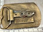 Rare 1984 Consol Coal Hogs Mine Buckle - 549 Tons!