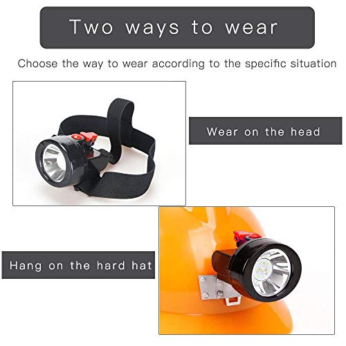 Rechargeable Cap Mining Lamp with 1+6 LED Light