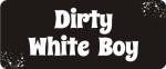 3-Pack: Dirty White Boy Biker Helmet Vinyl Stickers