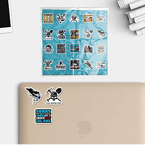 Coal Mine Aesthetic Vinyl Stickers Pack - 20 PCS