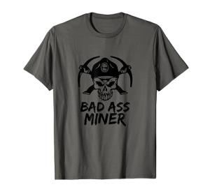Coal Miner T-shirt featuring Skull and Mining Hat
