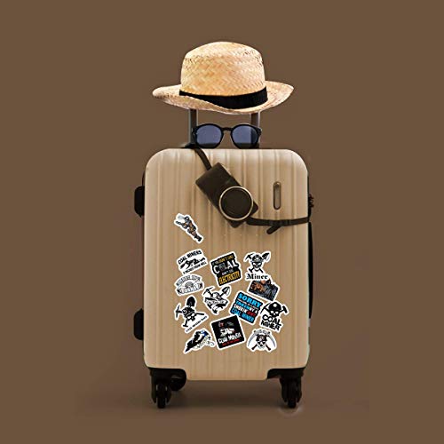 Coal Mine Aesthetic Vinyl Stickers Pack - 20 PCS