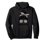Coal Miner's Wife Messy Bun Pullover Hoodie