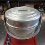 Vintage Buckeye Oval Aluminum Coal Miner Lunch Bucket