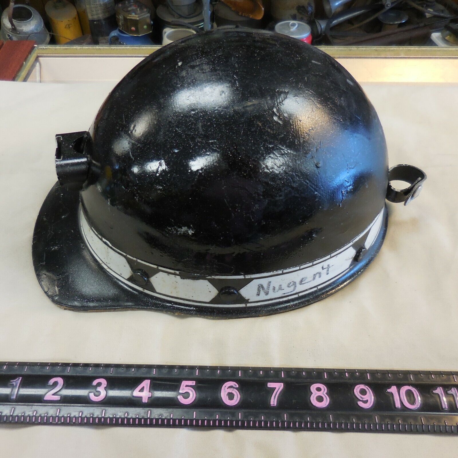 Retro Coal Miner Fiberglass Hard Hat/Helmet