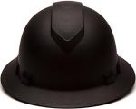 Pyramex Ridgeline Full Brim Hard Hat, Matte Black