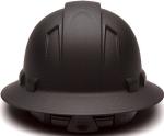Pyramex Ridgeline Full Brim Hard Hat, Matte Black