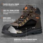 Safety Steel Toe Work Boots for Coal Miners