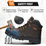 Safety Steel Toe Work Boots for Coal Miners