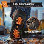 Safety Steel Toe Work Boots for Coal Miners