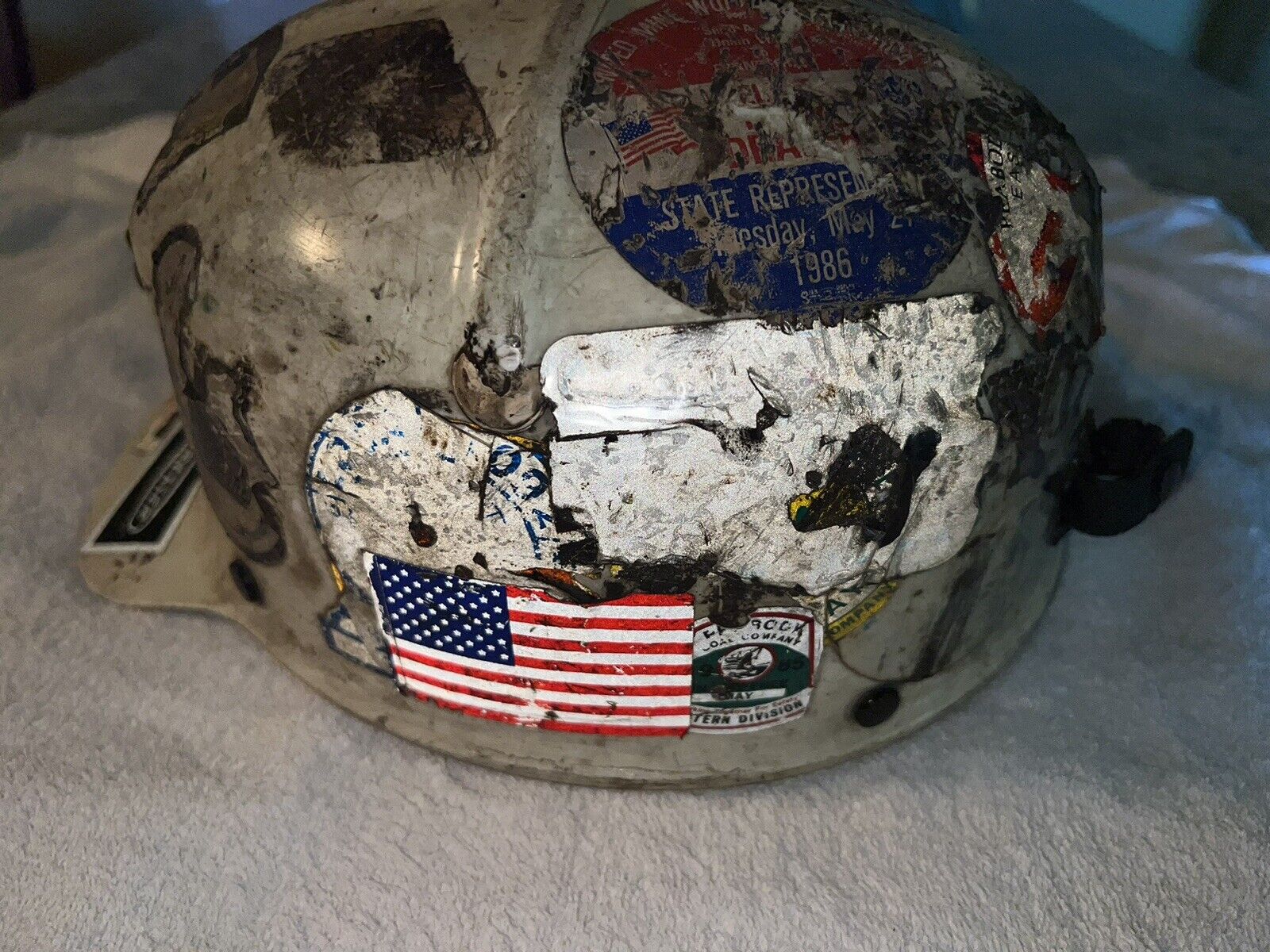 VINTAGE MSA Coal Miner Hard Hat Helmet