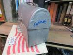 Vintage Steel Tool Lunch Box for Coal Miners