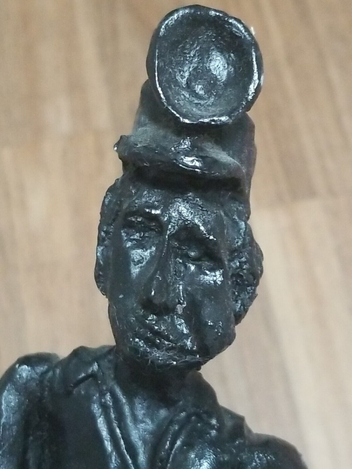 Pennsylvania Coal Miner Statue, Hand Crafted, 9 Inches