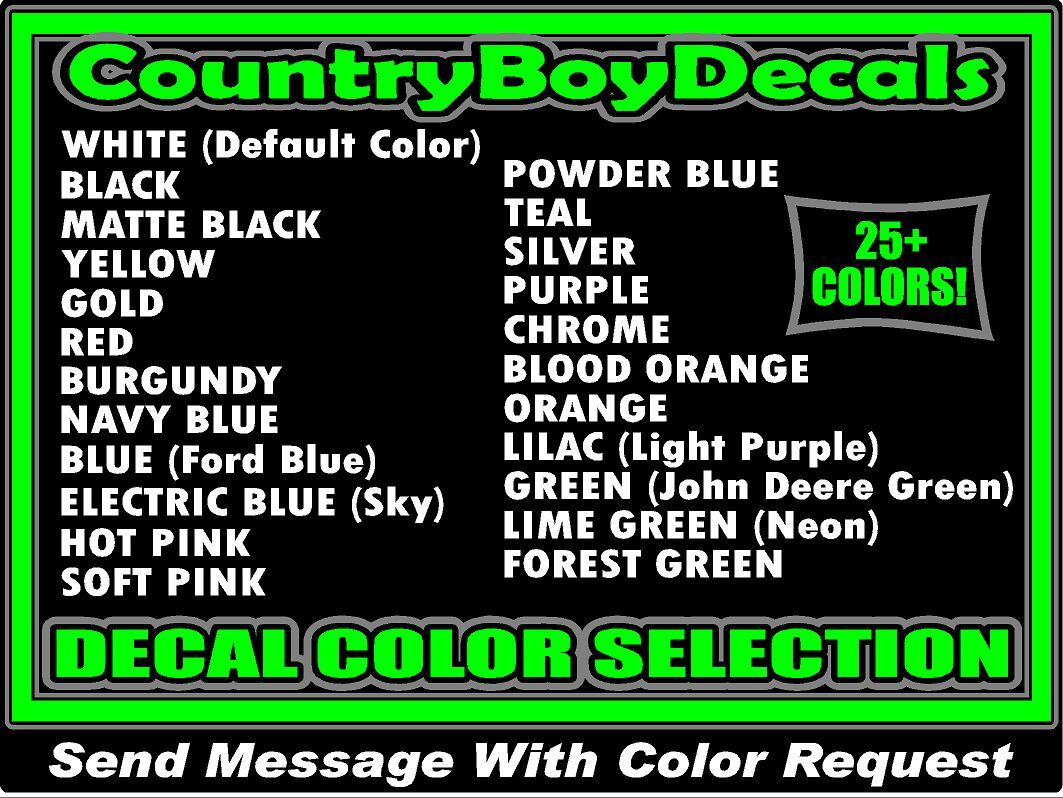Coal Miner Vinyl Decal Sticker for 4X4 Trucks