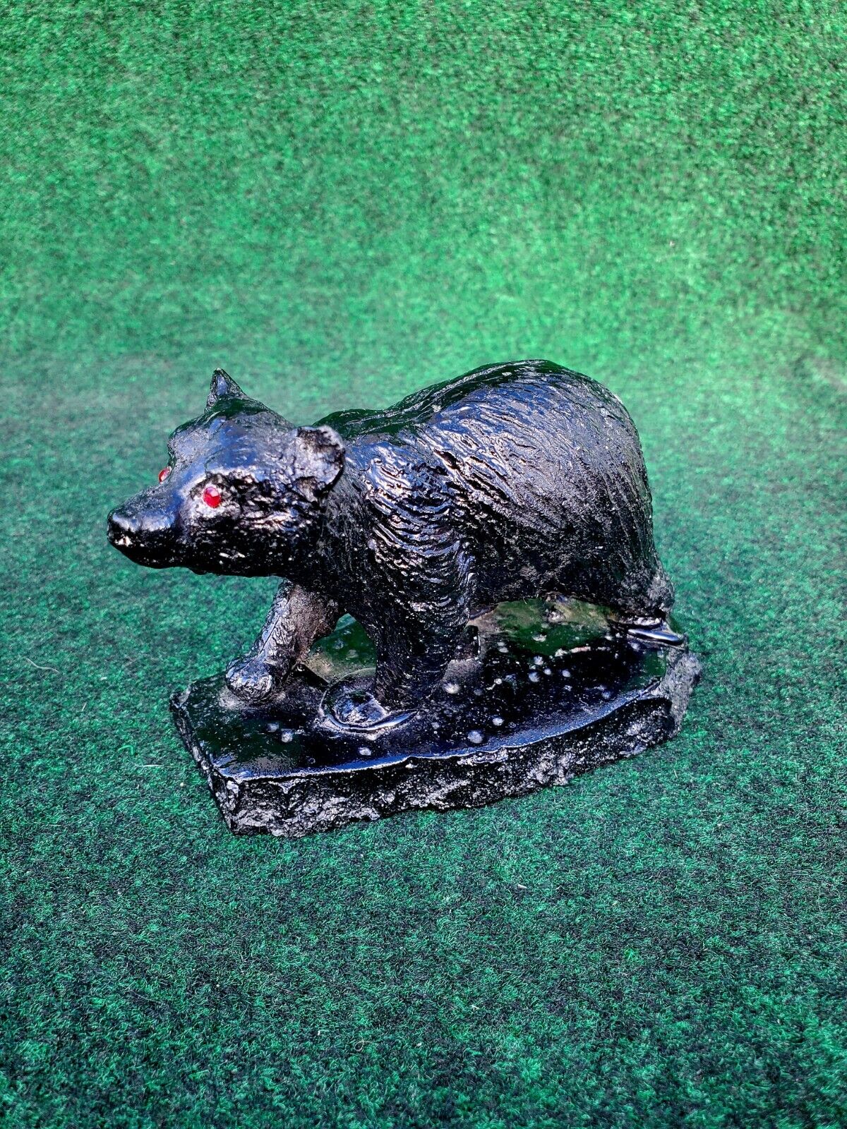 Kentucky Artisan-made 6.5in Black Bear Coal Sculpture