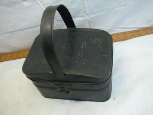 Vintage Coal Miner Metal Lunch Pail Mining Bucket