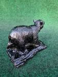 Kentucky Artisan-made 6.5in Black Bear Coal Sculpture