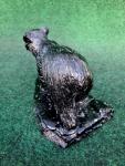 Kentucky Artisan-made 6.5in Black Bear Coal Sculpture