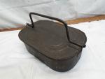 Vintage Collapsible Metal Coal Miners Lunch Pail