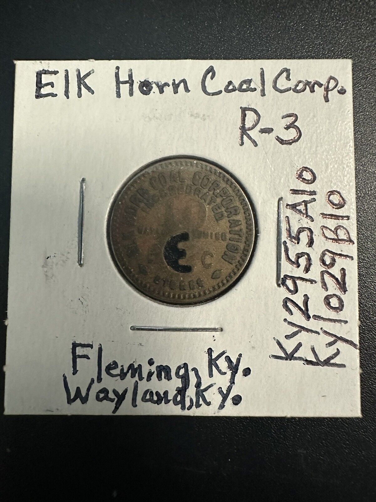 Elk Horn Coal Corp. Scrip R2 Flemingsburg & Wayland