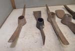 Vintage US-made pick axe lot for coal mining