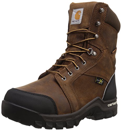 Carhartt Waterproof Composite Toe Met Guard Work Boot, Brown
