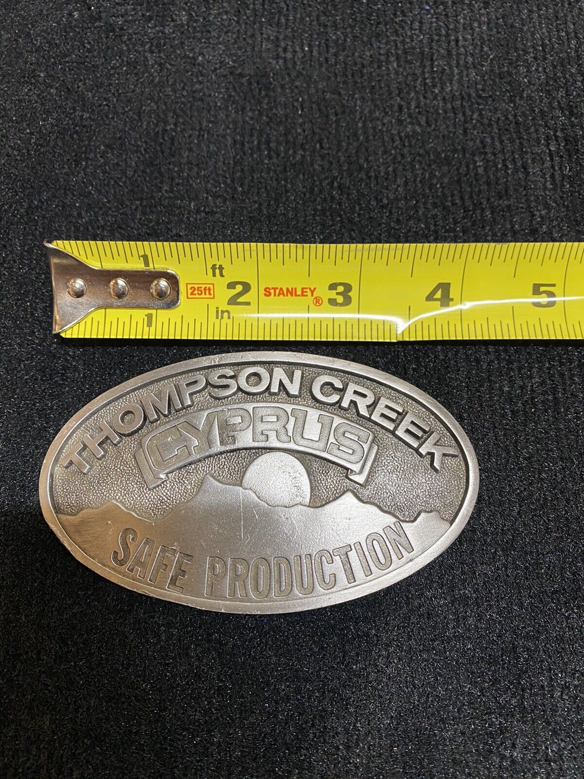 Vintage Idaho Brass Belt Buckle from VTG Cyprus Coal Co