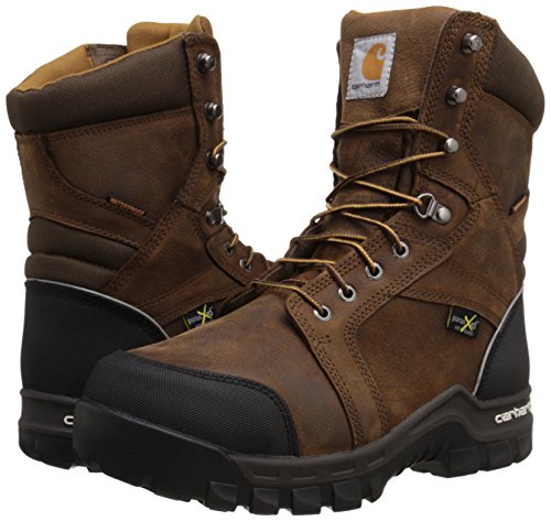 Carhartt Waterproof Composite Toe Met Guard Work Boot, Brown